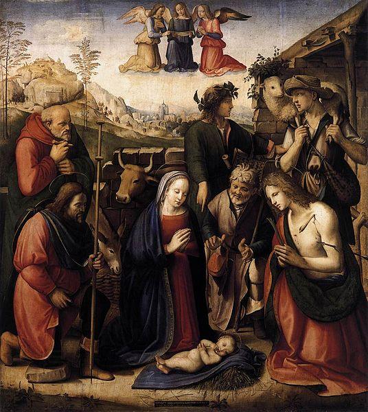 Ridolfo Ghirlandaio The Adoration of the Shepherds China oil painting art